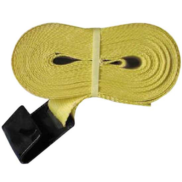 Polyester Cargo Strap W/ Flat Hook - 2 Inch X 40 Ft Polyester Cargo Strap W/ Flat Hook - 2 Inch X 40 Ft