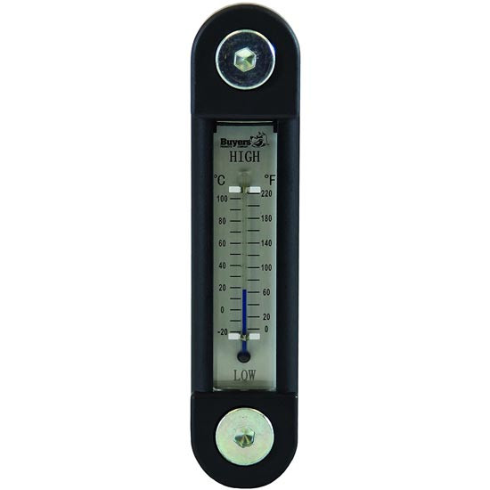 Glass Oil Level Gauge With Temperature Indicator W/ Durable Molded Nylon Outer Shell