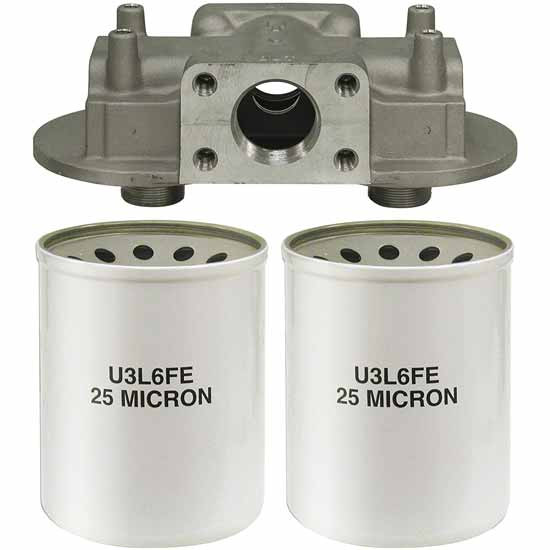 90 GPM Return Line Filter Assembly - 150 PSI Working Pressure