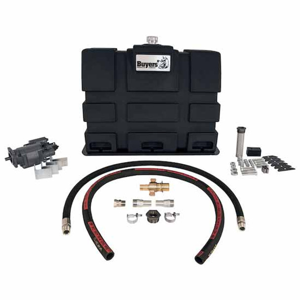 50 Gallon Upright Reservoir/Direct Mount Pump Wetline Kit With Steel Tank For Eaton Fuller Transmissions
