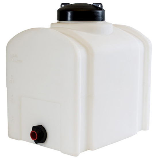 8 Gallon Domed Medium Density Polyethylene Portable Storage Solution For Non-Flammable Liquids