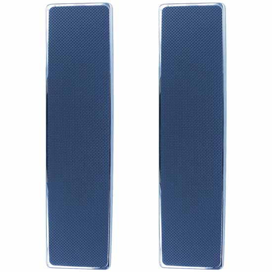 Chrome-Plated 24 Inch Billet Aluminum Step Plate - Pair