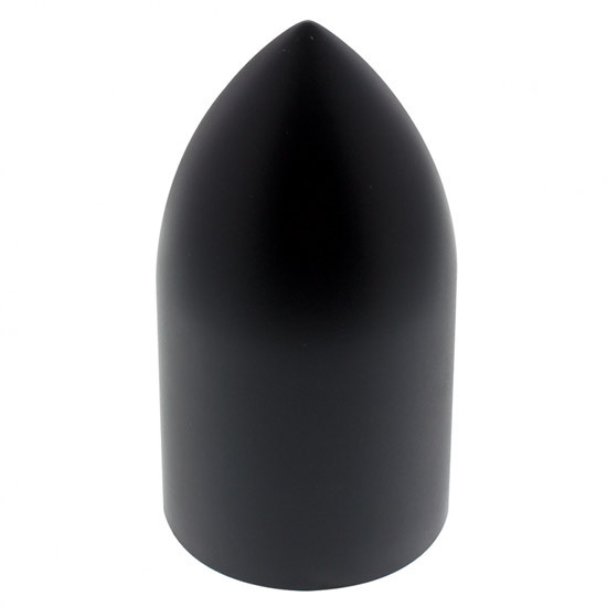 33MM X 3.75 Inch Black Thread-On Bullet Nut Cover Without Flange