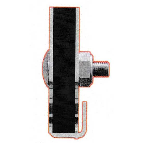 8 X 24 X 1/2 Inch 304 Stainless Steel Tapered Design Flap Weight