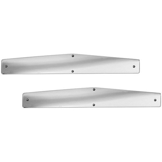 4 X 24 Inch 304 Stainless Steel Angle Cut Flap Weights - Pair