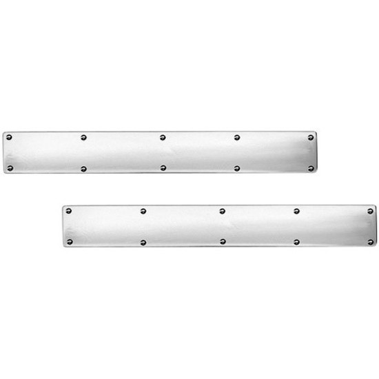 4 X 24 Inch 304 Stainless Steel Square Cut Flap Weights - Pair