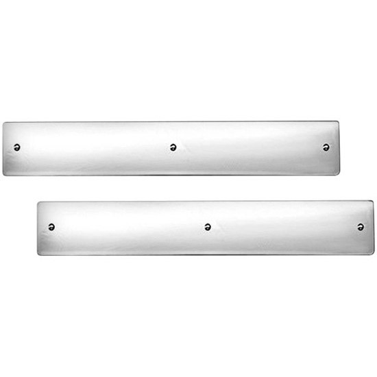 6 X 24 Inch 304 Stainless Steel Square Cut Flap Weights - Pair