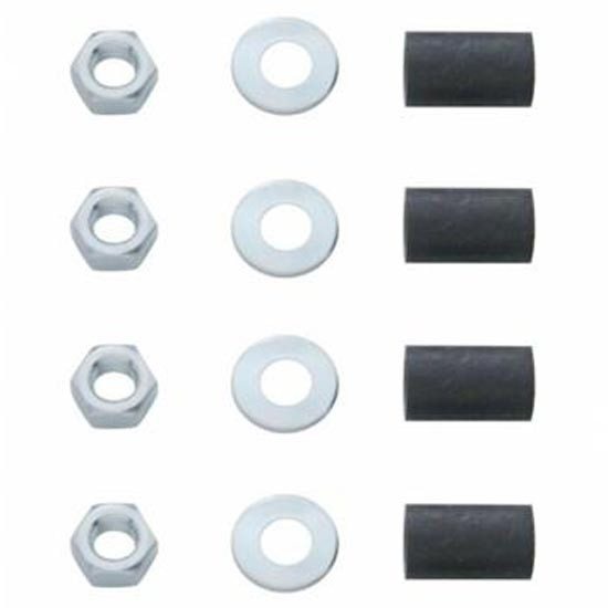 Top Mud Plate Hardware Kit W/ 4 Nuts, 4 Washers & 4 Rubber Inserts