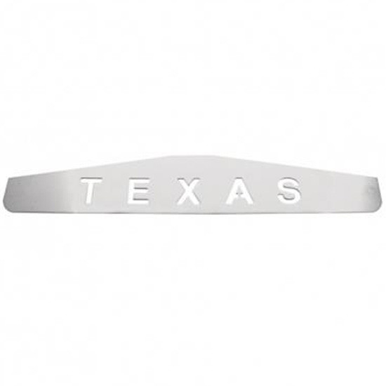 4 X 24 Inch Chrome Texas Bottom Mud Flap Plate