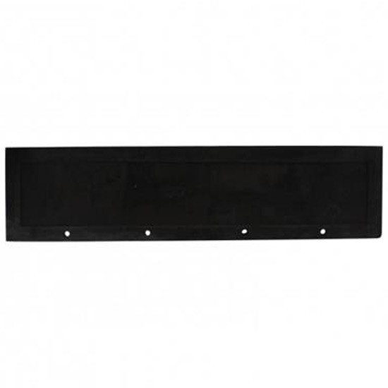 18 X 6 Inch Black Rubber Quarter Fender Top Mud Flap