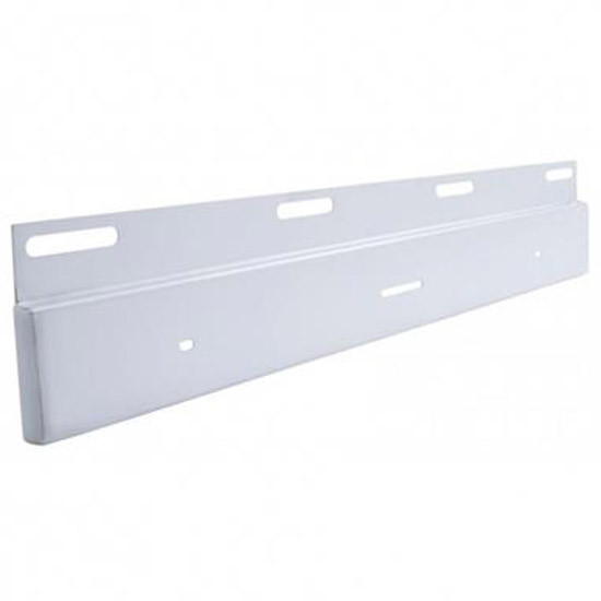 Stainless Steel Top Mud Flap Plate W/ Cutout For 17 Inch Light Bar