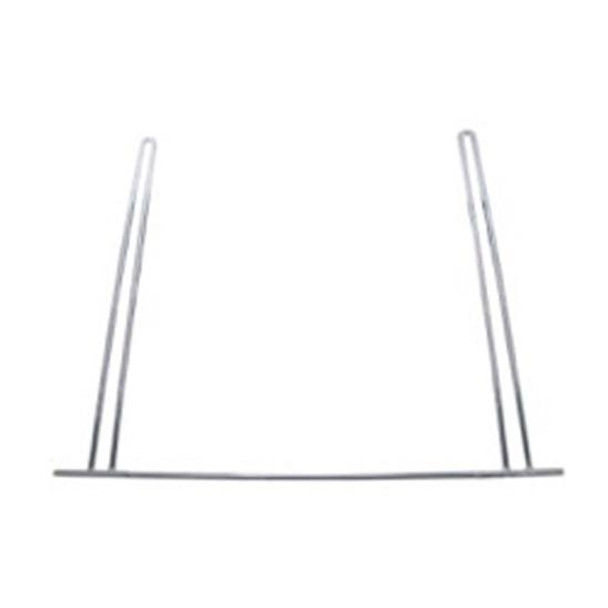 BESTfit 24 X 21 Inch Chrome Anti-Sail Bracket For Mud Flaps