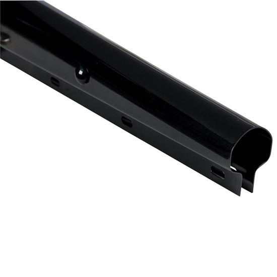 30 Inch Black Mud Flap Hangers W/ 1-1/8 Inch C-C Bolt Pattern - Pair