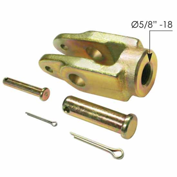 5/8 Inch Clevis With Pin For Brake Chamber Using Auto Slack Adjusters By TPHD 5/8 Inch Clevis With Pin For Brake Chamber Using Auto Slack Adjusters By TPHD