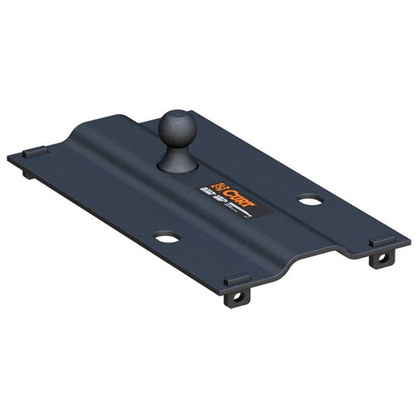 Bent Plate 5th Wheel Rail Gooseneck Hitch W/ 2.3125 Inch Ball - Rated Up To 25,000 Lbs. GTW