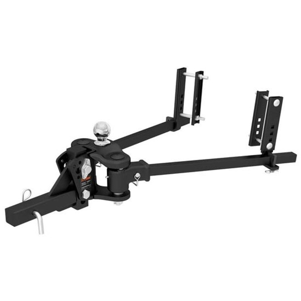 35.5625 Inch TruTrack Weight Distribution Hitch W/ Sway Control Bars - Rated Up To 10,000 Lbs. GTW