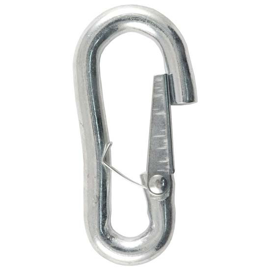 7/16 Inch Zinc-Plated Steel Snap Hook Connects Safety Chains From Trailer To Tow Vehicle