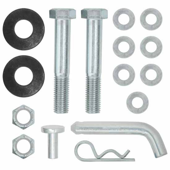 Round Bar Weight Distribution Hardware Kit W/ Bolts, Adjustment Pin, Washers, Pin, Clip
