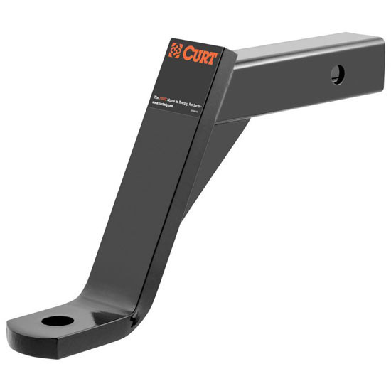 Class 3 Trailer Hitch Ball Mount, Fits 2-Inch Receiver, 5,000 lbs, 1-Inch Hole, 8-Inch Drop