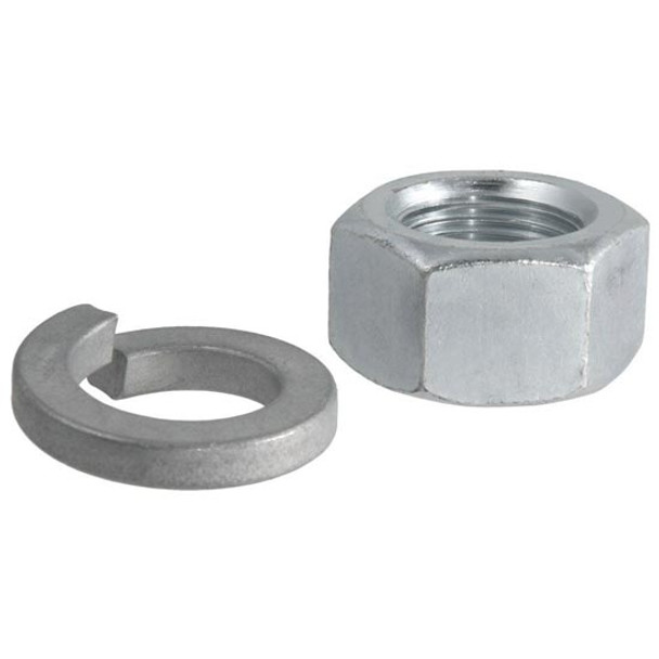 Zinc-Plated Steel Replacement Trailer Ball Nut And Washer For 1 Inch Trailer Ball Shank