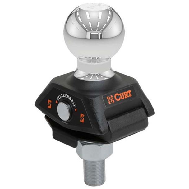 Rockerball 2 Inch Cushion Hitch Ball W/ 3/4 Inch Shank, Shockdrop Technology
