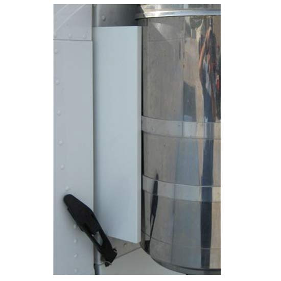 CSM 6 X 22 Inch Aluminum Panels For Peterbilt - 15 Inch Air Cleaner