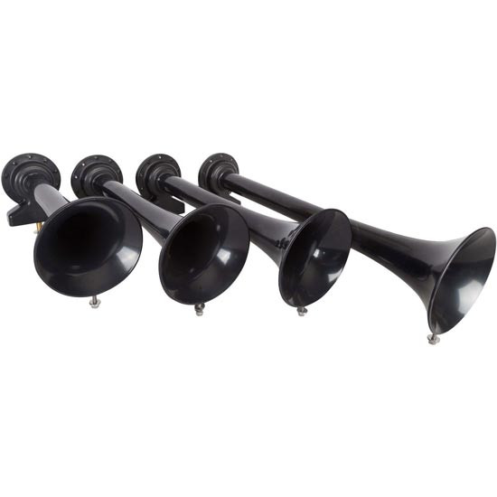 HornBlasters Shocker XL Train Horn With 4 Fiberglass-Reinforced Trumpets