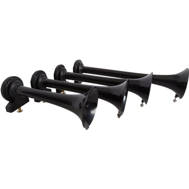 HornBlasters Shocker XL Train Horn With 4 Fiberglass-Reinforced Trumpets