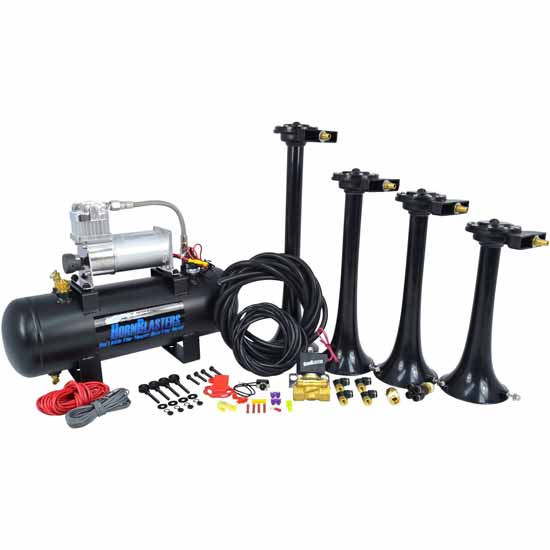 HornBlasters Conductors Special 228H Train Horn Kit With 2 Gallon 150 PSI Air Tank