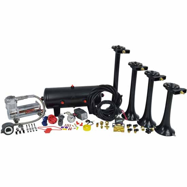 HornBlasters Conductors Special 240 Train Horn Kit With 2 Gallon 200 PSI Air Tank