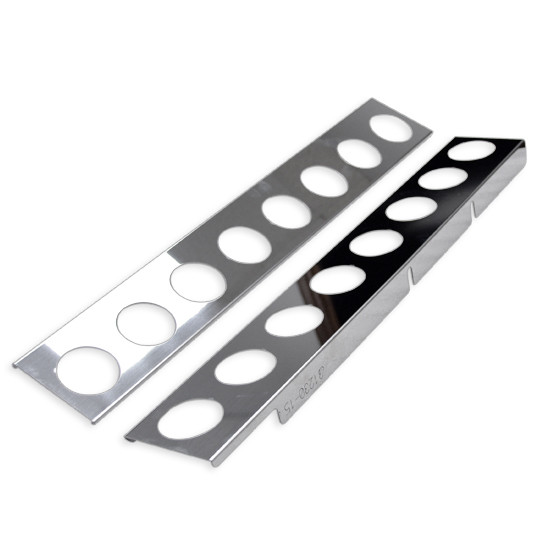 Rear AC Light Panels W/ 16 - 2 Inch Light Holes For Peterbilt 378, 379, 388 & 389