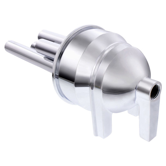 Chrome Plated Train Whistle, 5 1/2 x 5 x 13 1/8 Inch