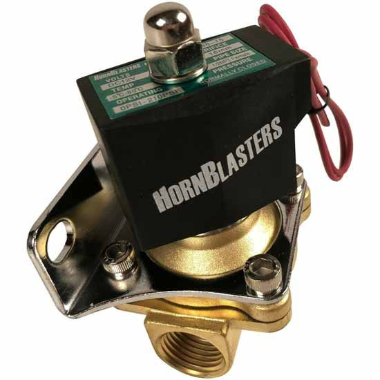 Brass Electric Air Solenoid 12 Volt Normally Closed
