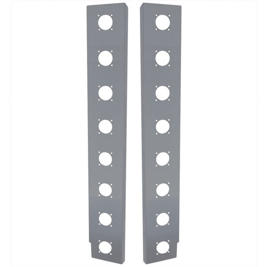 Rear Air Cleaner Light Panels W/ 16 M3 Light Holes For Peterbilt 378 & 379 W/ 15 Inch Vortox