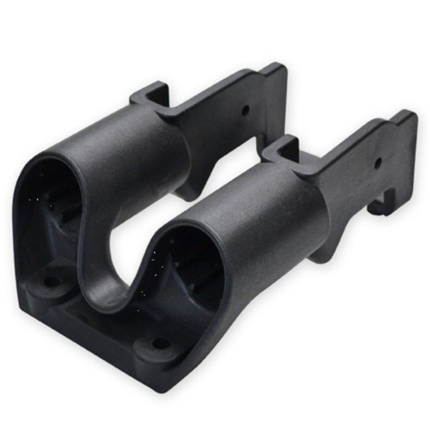 Black Plastic Glad Hand Plug Holder W/ 3 Bolt Mount Black Plastic Glad Hand Plug Holder W/ 3 Bolt Mount