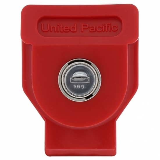 Heavy Duty Red Plastic Glad Hand Trailer Lockout Device - Keyed Individually