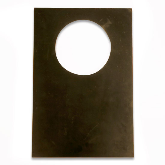 Black Neoprene Rubber Fuel Tank Bib