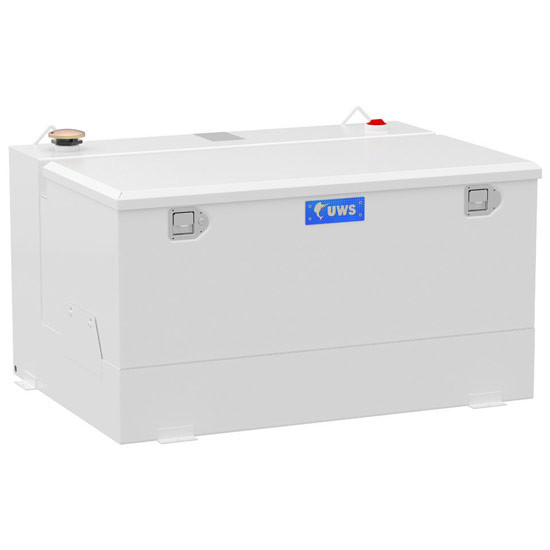 White Smooth Steel-Aluminum 85 Gallon Transfer Tank