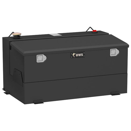 Matte Black Steel-Aluminum 75 Gallon Transfer Tank