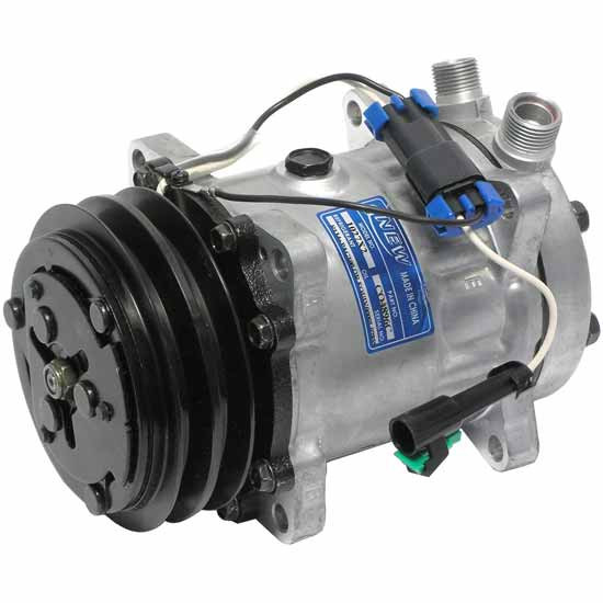 BESTfit AC Compressor With Clutch Sanden SD7H15 4627 With 2 Groove Pulley