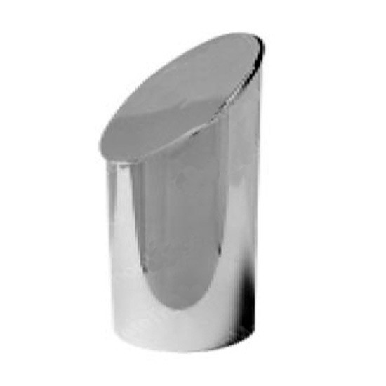 8 Inch Chrome Rain Cap For Miter Top Stacks