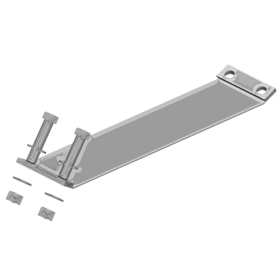 8 Inch Stainless Steel Exhaust Flat Band Clamp by Lincoln Chrome