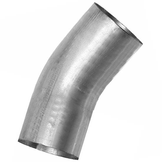 BESTfit 3.5 OD X 4 Inch OAL 15 Degree Aluminized Steel Elbow