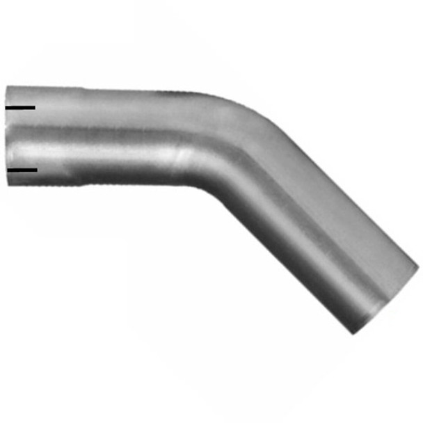 BESTfit 3.5 Inch ID-OD X 9 Inch OAL 45 Degree Aluminized Steel Elbow
