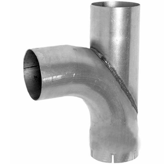 BESTfit 3.5 Inch Diameter X 10.5 X 16 Inch Aluminized Steel Type B Y-Pipe