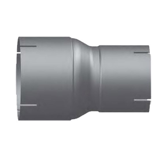 BESTfit Aluminized Steel Exhaust Pipe Reducer 4 ID X 3 ID X 8 Inch