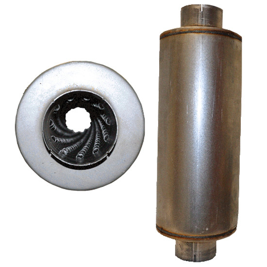 小物 thetoe Eberhard Check Muffler 10 Inch Diameter Performance Shorty Muffler 5 Inch ID / ID X 30