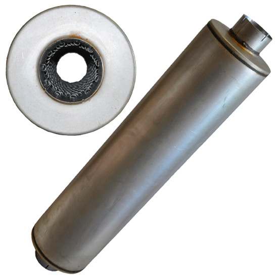 10 Inch Diameter Performance Sport Muffler 5 ID / ID X 51.5 Inch