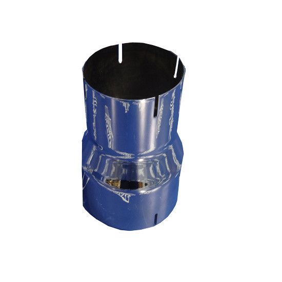 BESTfit 5 ID X 4 ID X 8 Inch Chrome Exhaust Pipe Reducer