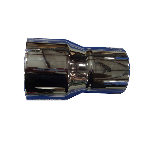 BESTfit 5 ID X 4 ID X 8 Inch Chrome Exhaust Pipe Reducer